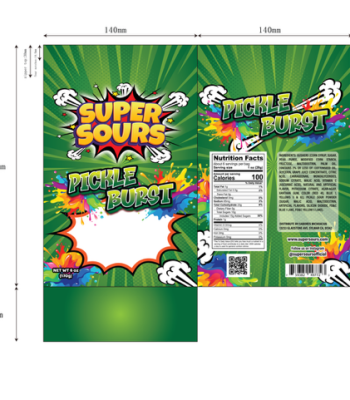 BAG Super Sours Pickle Gushis 6oz-01