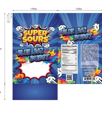 BAG Super Sours Blueraz Gushis 6oz-01