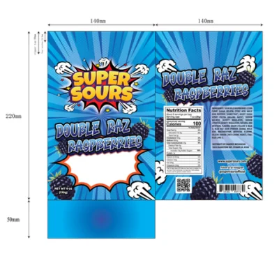 BAG Super Sours Blueraz Raspberries 6oz-01